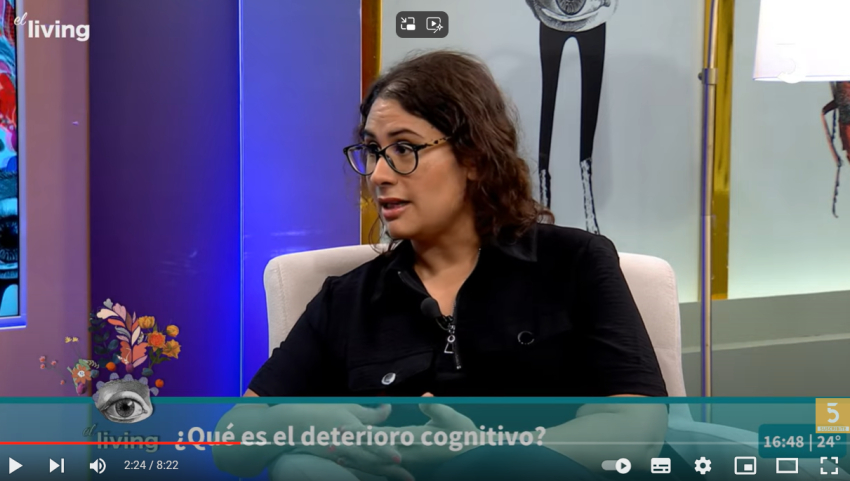 Dra. Noelia Riverón en el programa "El Living" de Canal 5