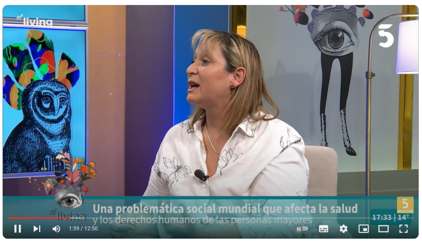 Lic. Gabriela Ferraro en el Canal 5: Día de toma de conciencia sobre abuso y maltrato en la vejez
